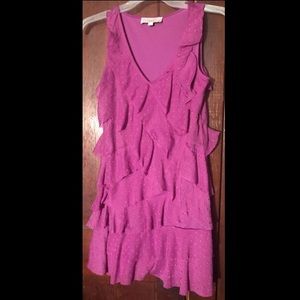 LOFT size 4 pink dress